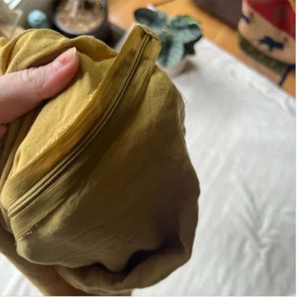 Lush Mustard Crochet Swing Mini Dress - Picture 5 of 6